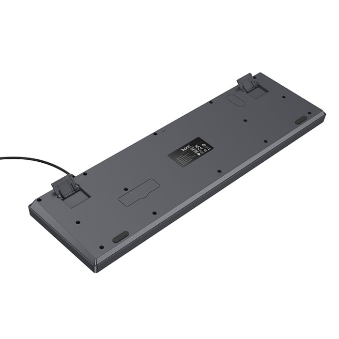 Клавіатура HOCO GM61 Murphy 3-color wired keyboard(Ukrainian version) star gray (6942007678940)