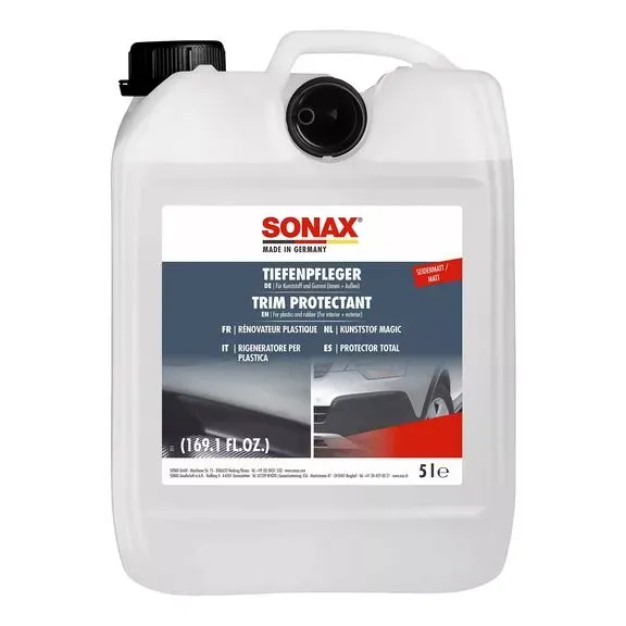 Засіб для очищення та захисту пластика і гуми матовий 5 л SONAX Deep Care Silk Mat (383500)