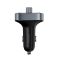 АЗП з FM-модулятором Baseus S-09 Pro Series Car FM Transmitter Cluster Black (C10762200113-00)