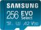 Карта пам'яті microSDXC (UHS-І U3) Samsung EVO Select 256Gb class 10 A2 V30 (R130MB/s, W30MB/s) (adapter SD) (MB-ME256KA/EU)
