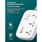 Мережевий фільтр Profit SC3416 PD QC3.0, 65W 2Type-C+2USB, кабель 2 м. (Білий) (200093161)