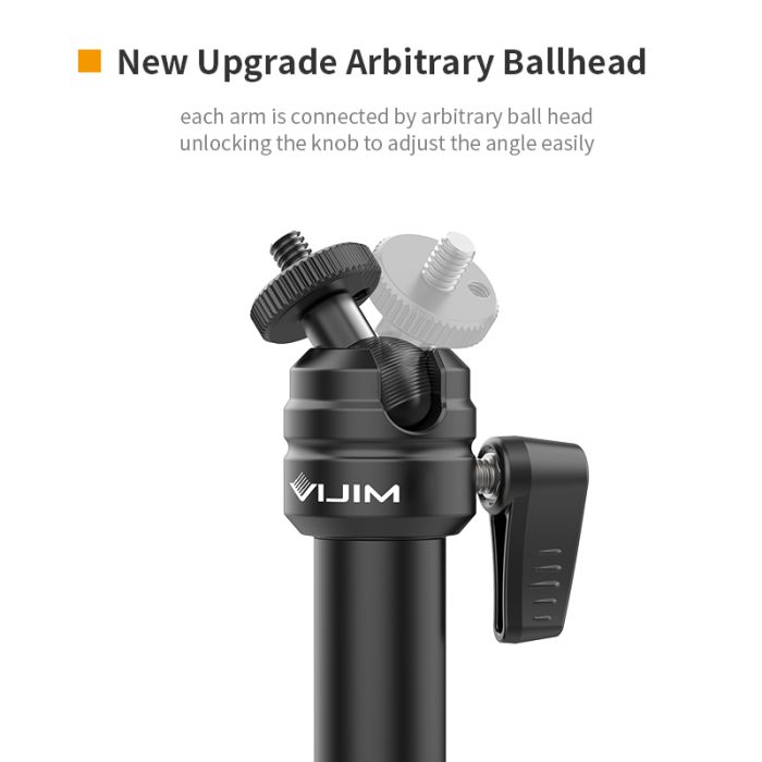 Штатив-тримач Ulanzi Vijim Desktop C-CLAMP Flexible Arm/Light Stand(Two- Stages) (UV-2676 LS06) (2676)