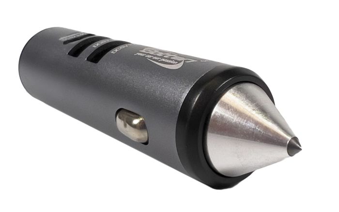 Автомобільний зарядний пристрій 2xUSB 1xTypeC 3.4A з функцією аварійного молотка"CHARGER-VOLT" (30213-IS)