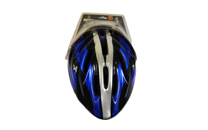 Шолом велосипедний "GOOD BIKE" M 56-58 см чорно/синій (88854/8-IS)