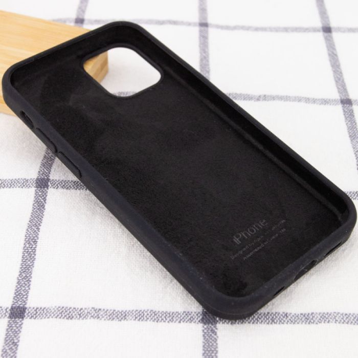 Чохол для смартфона Silicone Full Case AA Open Cam for Apple iPhone 14 Pro Max 14,Black (FullOpeAAi14PM-14)