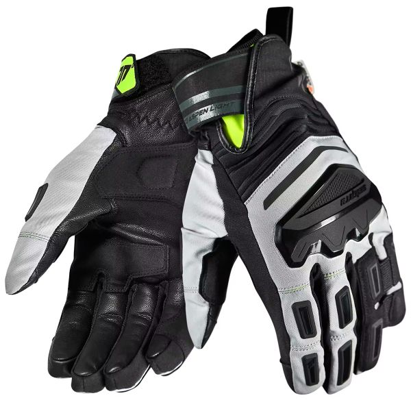 Моторукавички Seventy T13 Aspen Light Grey Yellow L