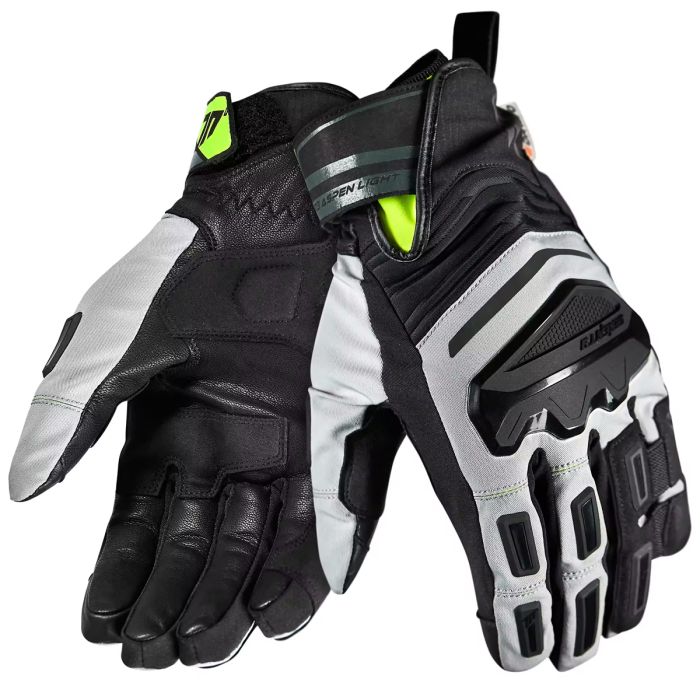 Моторукавички Seventy T13 Aspen Light Grey Yellow L