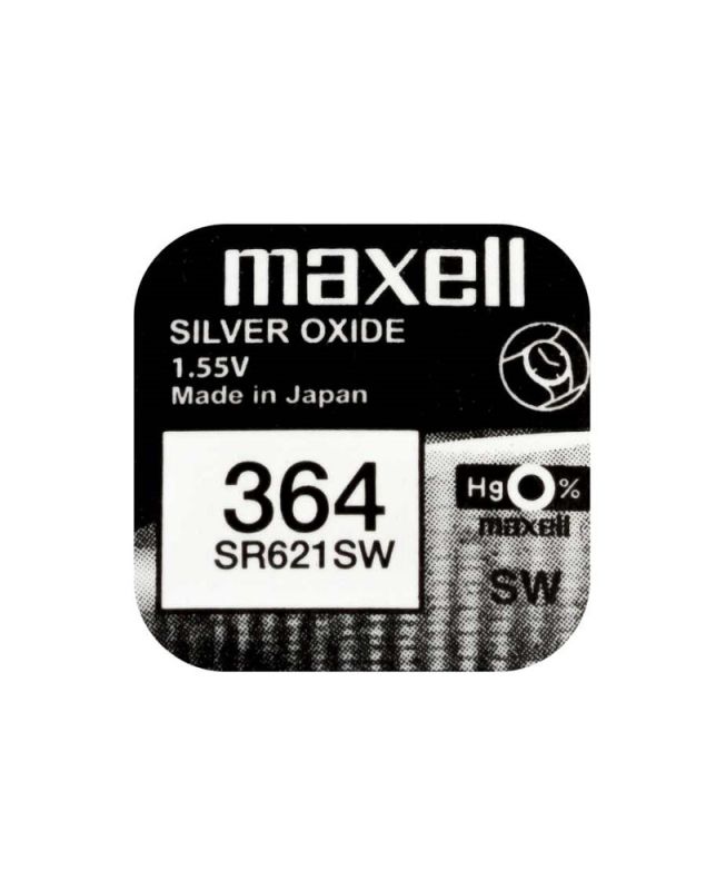 Батарейка MAXELL SR621SW 1PC EU MF (364) A 1шт (M-18292700) (4902580132224)
