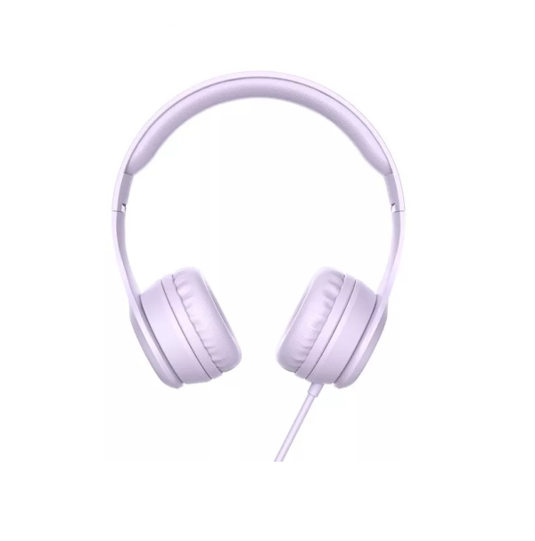 Навушники HOCO W21 Graceful charm wire control headphones Purple (6931474708304)