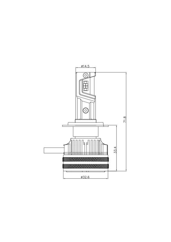 Комплект светодиодных ламп Infolight S4 H7 65W