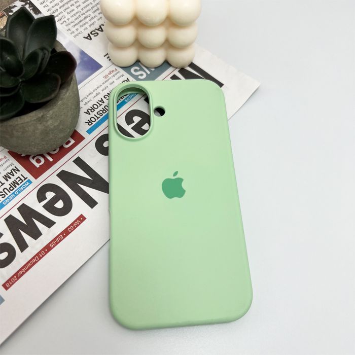 Чохол для смартфона Silicone Full Case AA Open Cam for Apple iPhone 16 51,Avokado Green (FullOpenAAi16-51)