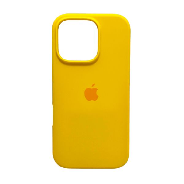Чохол для смартфона Silicone Full Case AA Open Cam for Apple iPhone 16 Pro 33,Canary Yellow (FullOpenAAi16P-33)