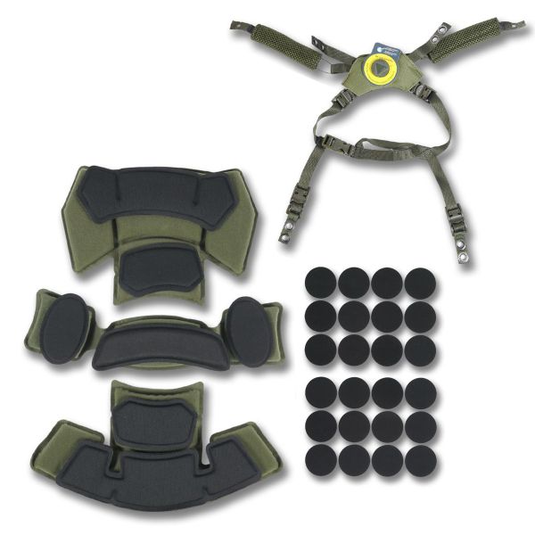 Подвесная система + подушки для шлема Team Wendy Cam Fit(R) GEN.3 Хаки