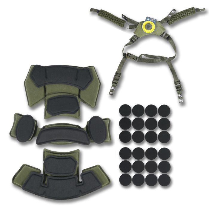 Подвесная система + подушки для шлема Team Wendy Cam Fit(R) GEN.3 Хаки