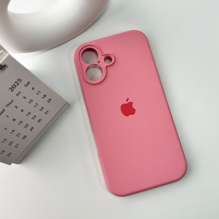 Чохол для смартфона Silicone Full Case AA Camera Protect for Apple iPhone 16 6,Light Pink (FullAAi16-6)