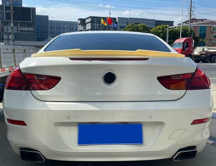 Cпойлер багажника BMW 6 серии F13 Coupe стиль M4 черный глянцевый ABS-пластик