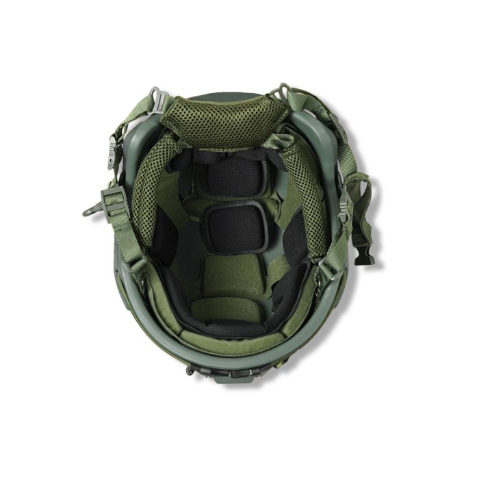 Кевларовый баллистический шлем FAST GEN III Kevlar Olive с креплением NVG и рейками