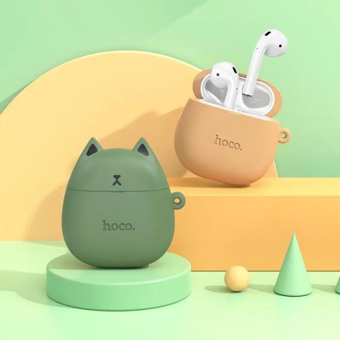 Бездротові навушники HOCO EW45 True wireless stereo headset Caramel Cat (6931474789242)