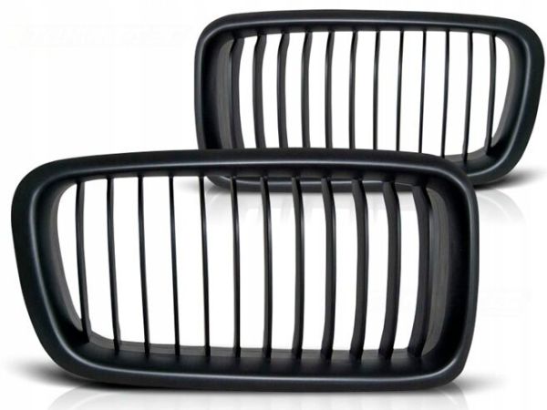 Решетка радиатора BMW E38, черный мат