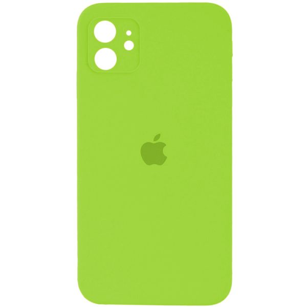 Чохол для смартфона Silicone Full Case AA Camera Protect for Apple iPhone 12 24,Shiny Green (FullAAi12-24)