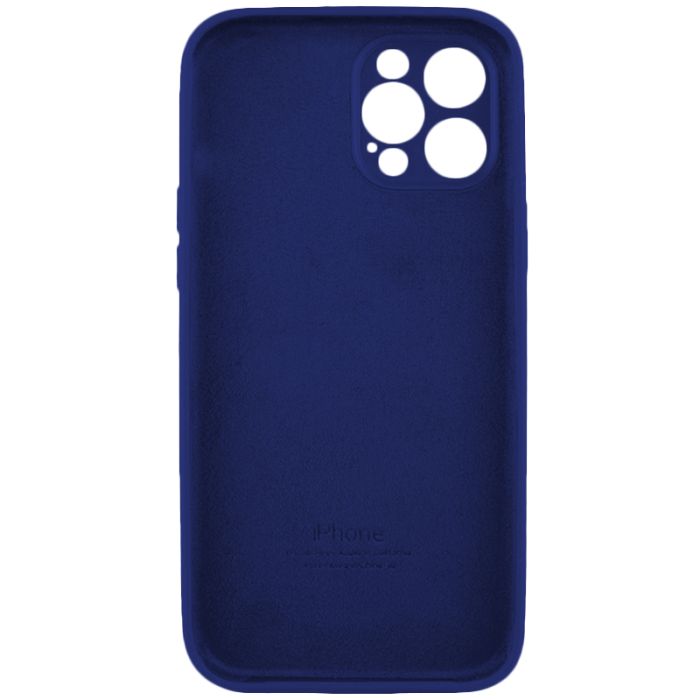 Чохол для смартфона Silicone Full Case AA Camera Protect for Apple iPhone 12 Pro 39,Navy Blue (FullAAi12P-39)