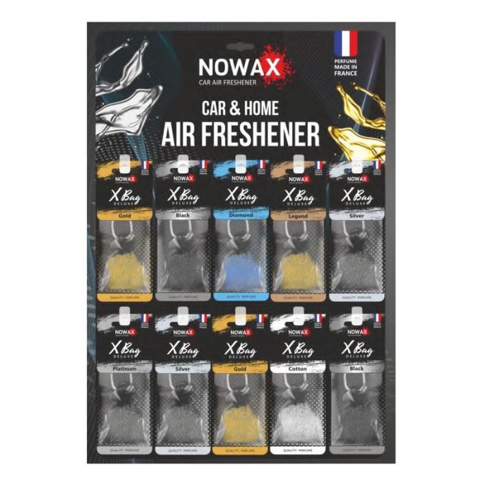 Набор ароматизаторов для авто Nowax X Bag Deluxe 30 штук в дисплее (NX07588)