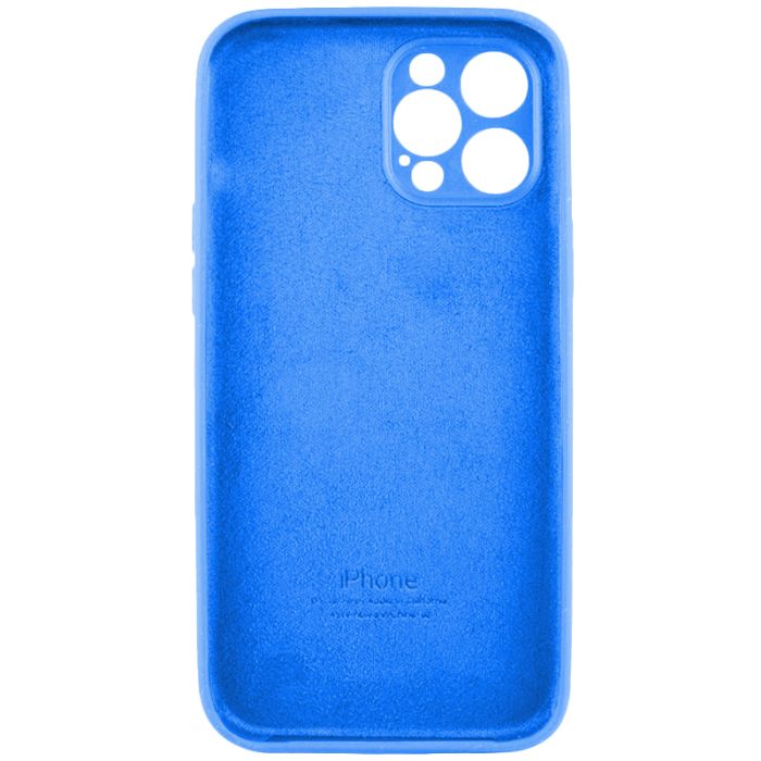 Чохол для смартфона Silicone Full Case AA Camera Protect for Apple iPhone 12 Pro 38,Surf Blue (FullAAi12P-38)
