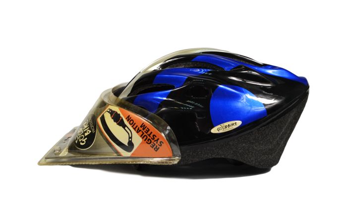Шолом велосипедний "GOOD BIKE" M 56-58 см чорно/синій (88854/8-IS)