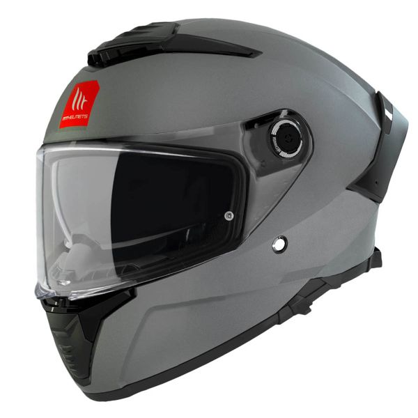 Мотошолом MT THUNDER 4 SV Solid A12 Matt Grey S