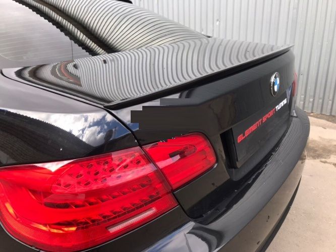 Спойлер багажника BMW 3 E92 стиль М3 черный глянцевый ABS-пластик