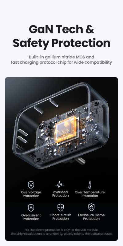 Мережевий зарядний пристрій UGREEN CD314 30W Outlet Extender EU (2A1C) (UGR-90613) (UGR-90613)