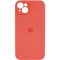 Чохол для смартфона Silicone Full Case AA Camera Protect for Apple iPhone 14 18,Peach (FullAAi14-18)