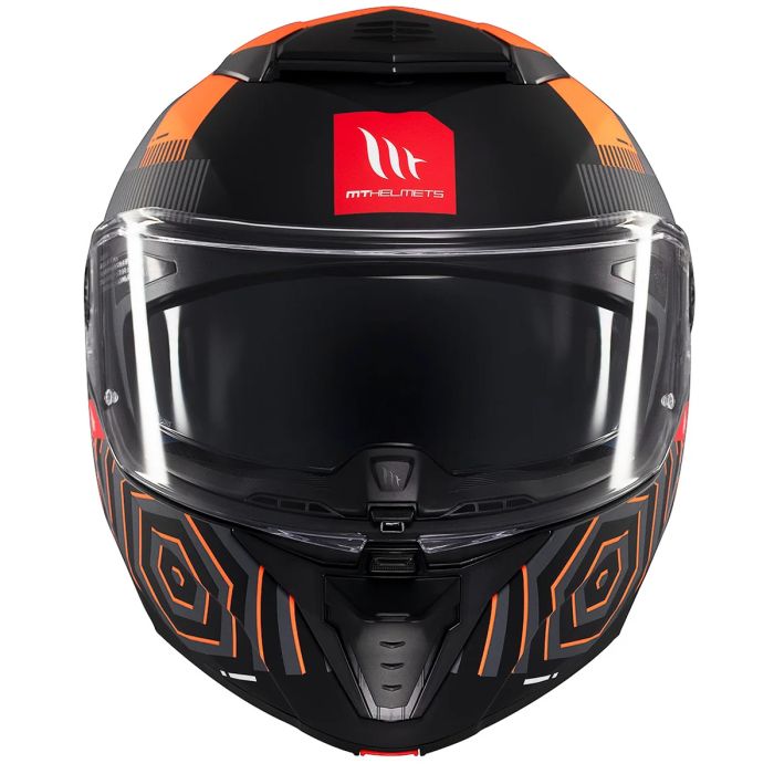 Мотошолом MT ATOM 2 SV STRANGE C4 Matt Orange XL