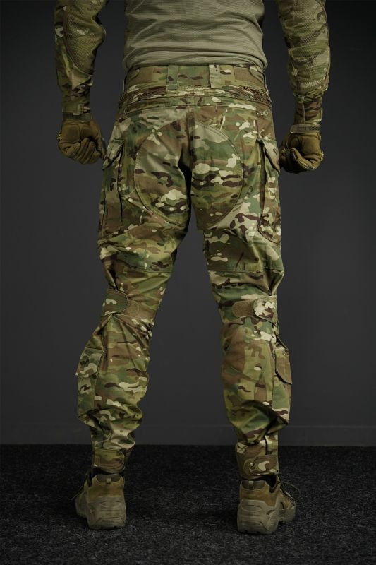 Брюки с наколенниками Kalista Military Full-Pro из рип-стопа, мультикам