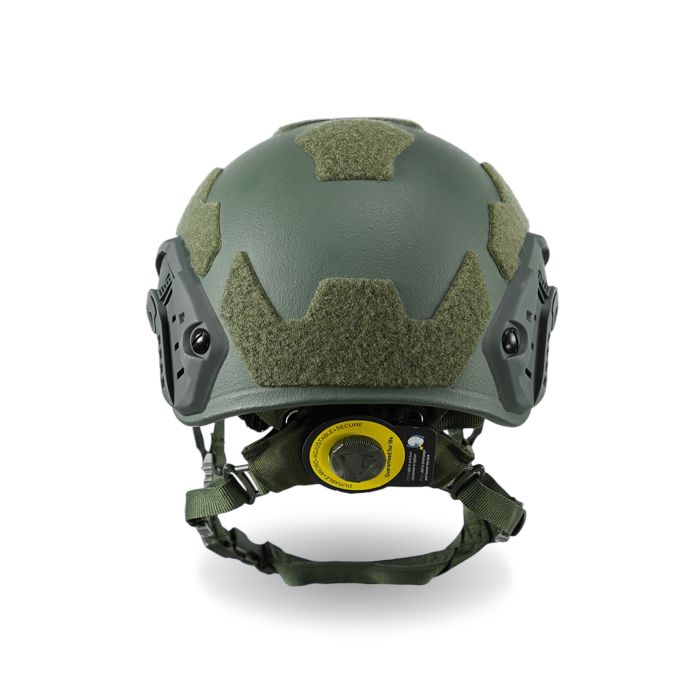 Кевларовый баллистический шлем FAST GEN III Kevlar Olive с креплением NVG и рейками