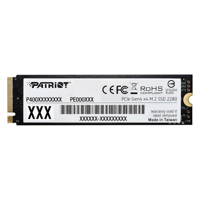 Накопичувач SSD M.2 Patriot P400 Lite 1TB NVMe 1.4 2280  Gen 4x4, 2700/3500 3D TLC (P400LP1KGM28H)