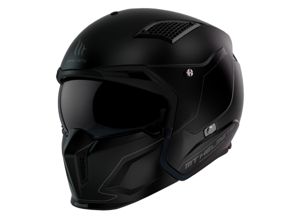 Мотошолом MT STREETFIGHTER SV S Solid A1 Matt Black ECE2206 XXL