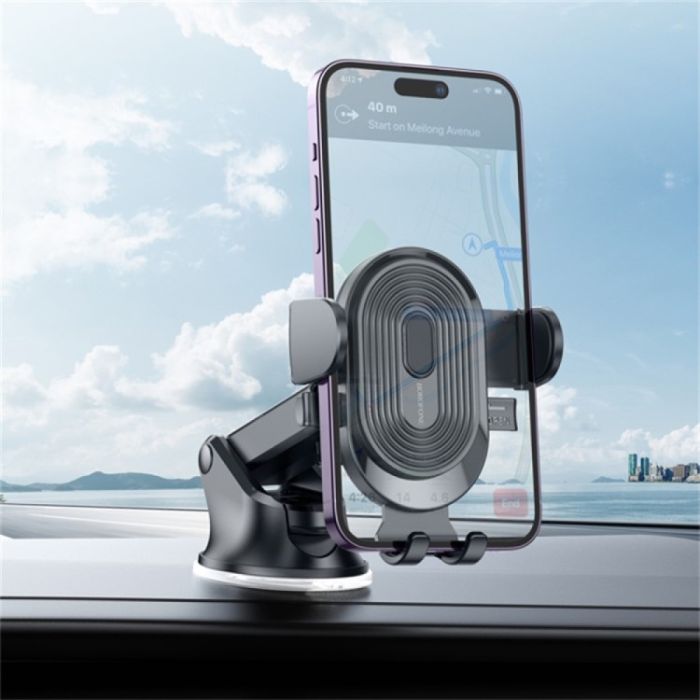 Автотримач для телефона BOROFONE BH85 Experience one-button car holder(center console) (6941991100246)
