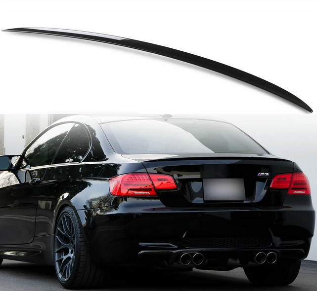 Спойлер багажника BMW 3 E92 стиль М3 черный глянцевый ABS-пластик