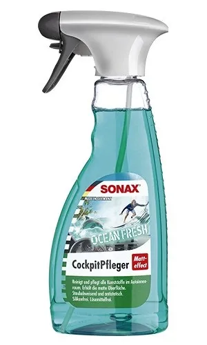 Очищувач-поліроль пластика матовий 500 мл SONAX Cockpitpfleger - ocean-fresh (364241)