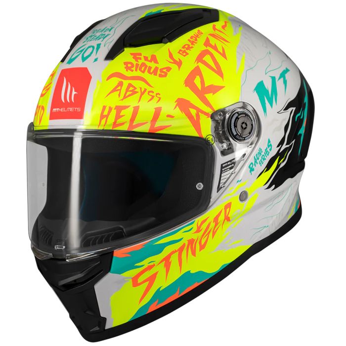 Мотошолом MT STINGER 2 Ardent A3 Gloss Yellow M