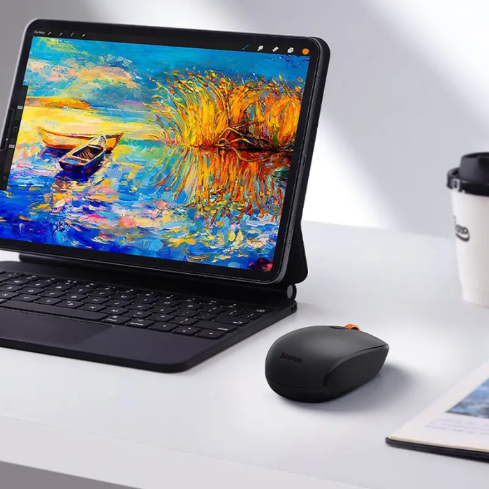 Маніпулятор миша бездротова Baseus F01A Wireless Mouse Frosted Gray (B01055502833-00)