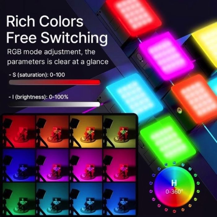 Відеосвітло Ulanzi Vijim Rechargeable Mini RGB Light (UV-B01001 VL49 RGB Pro) (B01001)