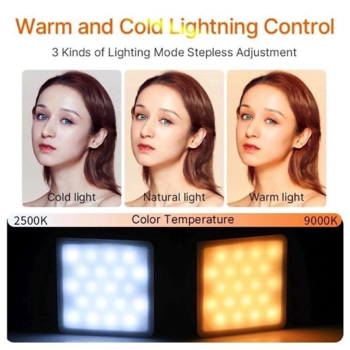 Відеосвітло Ulanzi Vijim Rechargeable Mini RGB Light (UV-B01001 VL49 RGB Pro) (B01001)