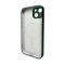 Чохол для смартфона AG Glass Sapphire Frame MagSafe Logo for Apple iPhone 15 Cangling Green (AGSappiFRP15Green)