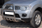 Кенгурятник QT007 (нержавейка) для Mitsubishi L200 2006-2015 гг