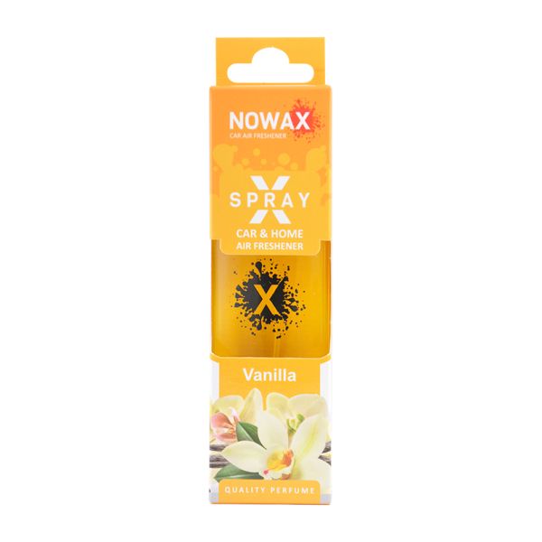 Ароматизатор для авто Nowax X Spray Ваниль 50 мл автомобильный освежитель воздуха (NX07591)