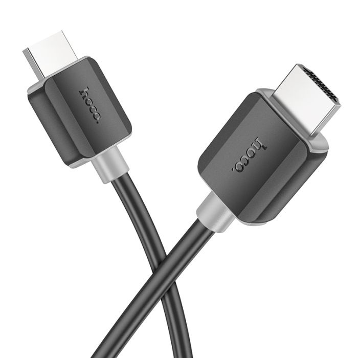 Кабель HOCO US08 HDTV 2.0 male-to-male 4K HD data cable(L=2M) Black (6931474799395)
