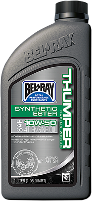 Масло моторное Bel-Ray Thumper Rac Syn Est 4T 10W50 (1л)