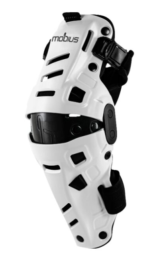 Мотонаколінники Mobius X8H Hybrid white/black l/xl